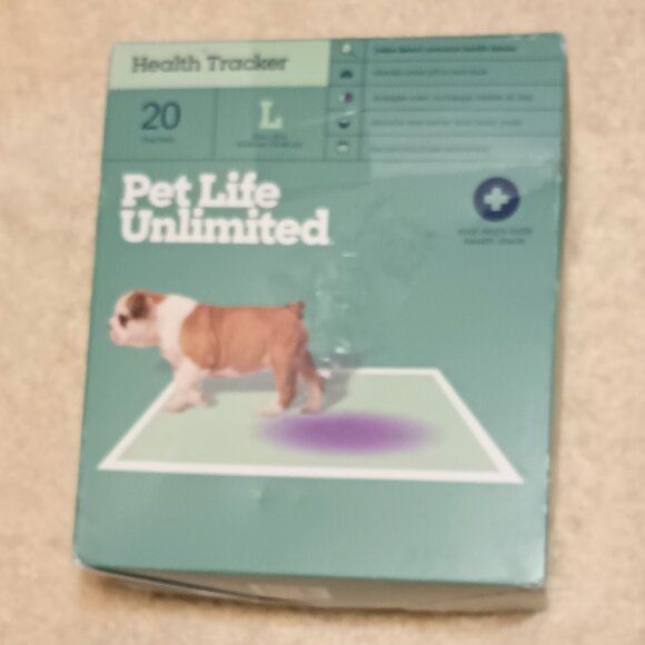Pet Life Unlimited Health Tracker 20 Unscented Dog Pee Pads, Large 22 x 22 in. - Picture 11 of 16